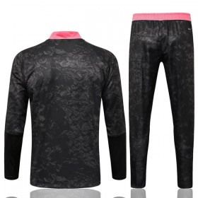Real Madrid Sweatshirt Dragt 2021-22 Sort rød Kvart-Zip